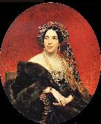 Portrait of princess Mariya Volkonskaya Karl Briullov